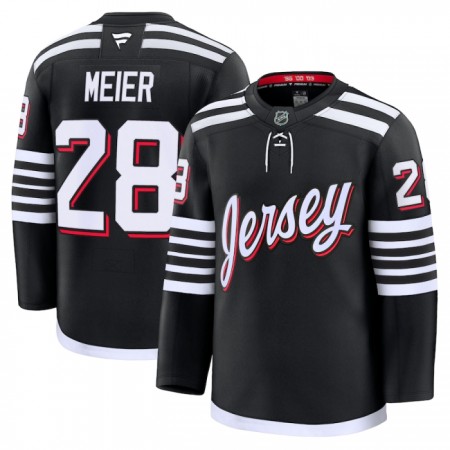 Miesten NHL New Jersey Devils Pelipaita Fanatics Premium Timo Meier Alternate 2024-25 Musta